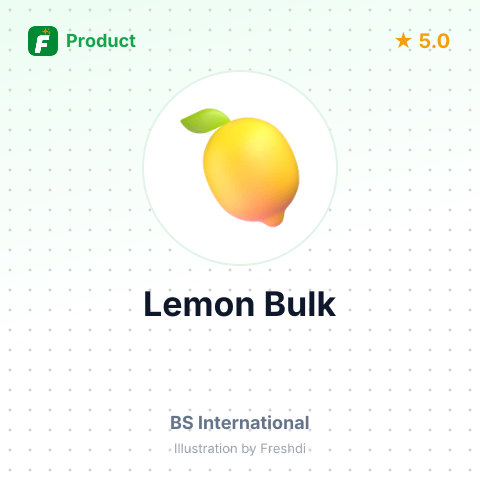 Lemon – summary card, no photo uploaded yet
