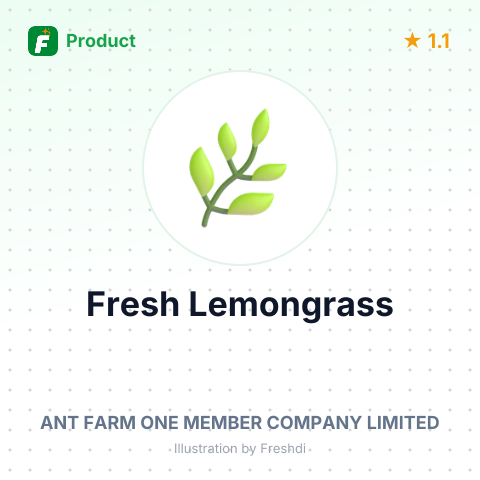 Fresh Lemongrass – summary card, no photo uploaded yet