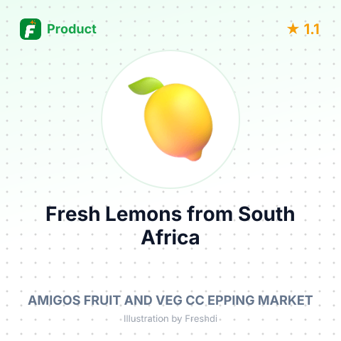 Fresh Lemons – summary card, no photo uploaded yet
