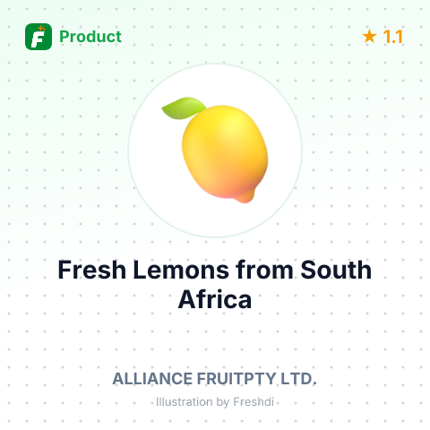 Fresh Lemons – summary card, no photo uploaded yet