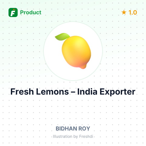 Fresh Lemons – summary card, no photo uploaded yet