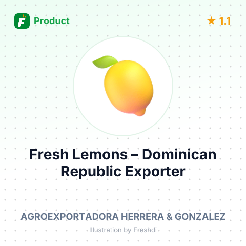 Fresh Lemons – product summary card, no photo uploaded yet