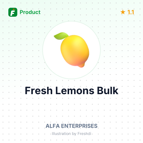 Fresh Lemons – product summary card, no photo uploaded yet