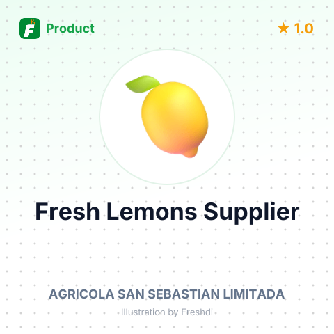 Fresh Lemons – product summary card, no photo uploaded yet