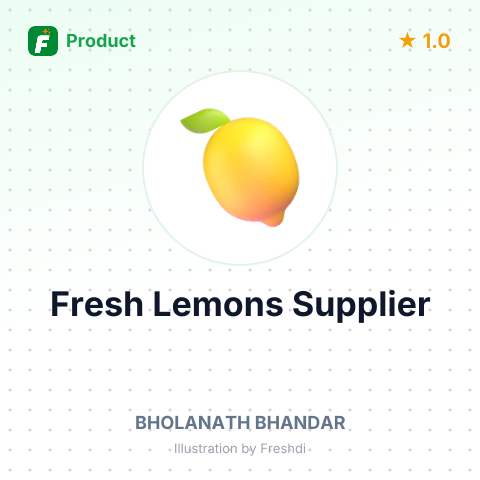 Fresh Lemons – summary card, no photo uploaded yet