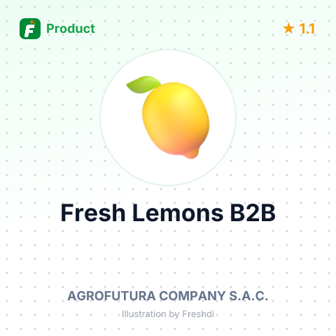 Fresh Lemons – product summary card, no photo uploaded yet