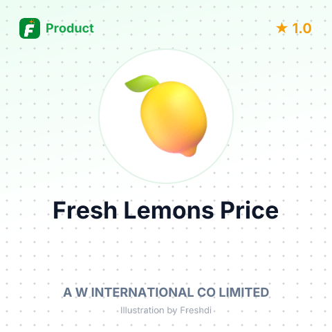 Fresh Lemons and Limes – summary card, no photo uploaded yet