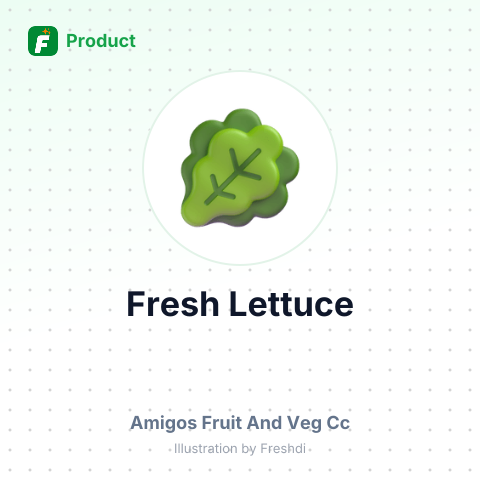 Fresh Lettuce – summary card, no photo uploaded yet