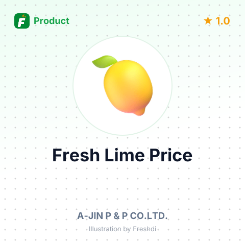 Fresh Lime – product summary card, no photo uploaded yet