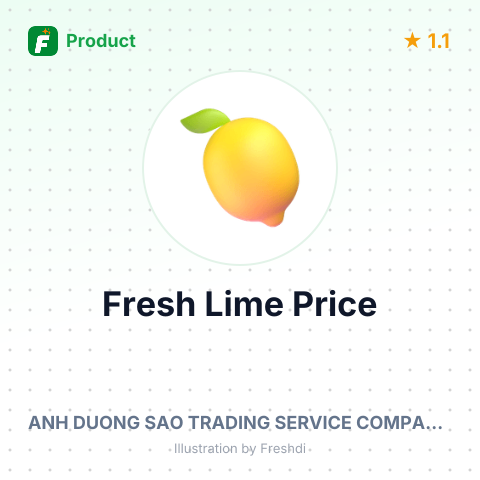 Fresh Lime – summary card, no photo uploaded yet