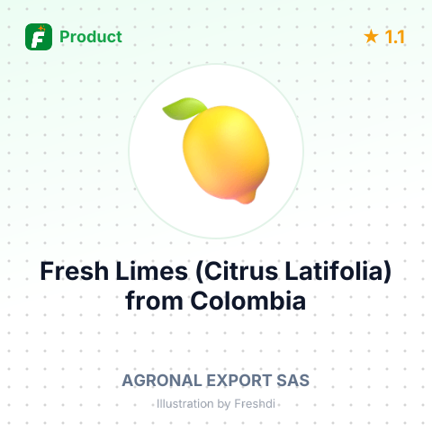 Fresh Limes (Citrus Latifolia) – product summary card, no photo uploaded yet