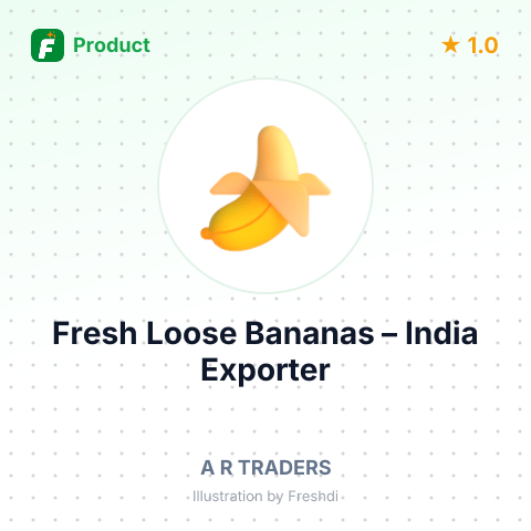 Fresh Loose Bananas – summary card, no photo uploaded yet