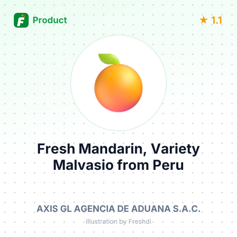 Fresh Mandarin, Variety Malvasio – summary card, no photo uploaded yet
