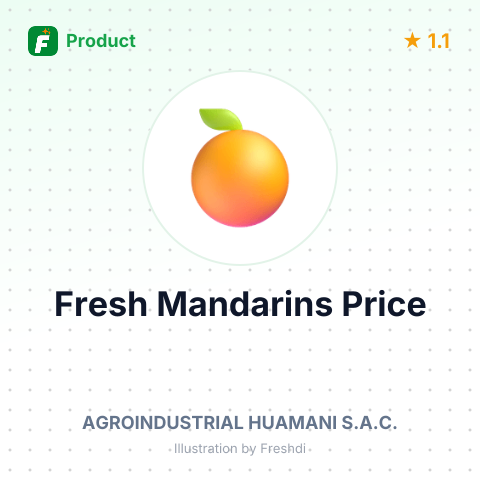 Fresh Mandarins, Variety W. Murcott – summary card, no photo uploaded yet