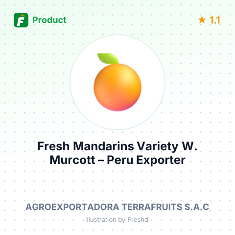 Fresh Mandarins Variety W. Murcott – summary card, no photo uploaded yet