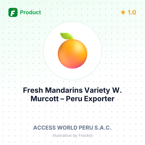 Fresh Mandarins Variety W. Murcott – summary card, no photo uploaded yet