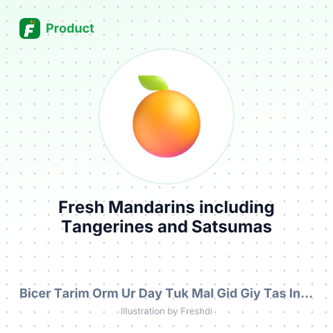 Fresh Mandarins including Tangerines and Satsumas – summary card, no photo uploaded yet