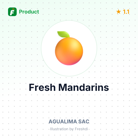 Fresh Mandarins – summary card, no photo uploaded yet