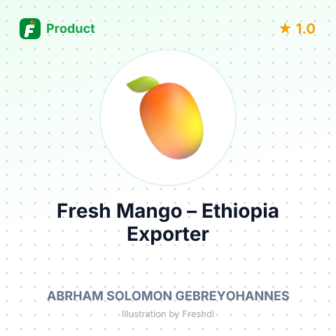 Fresh Mango – summary card, no photo uploaded yet