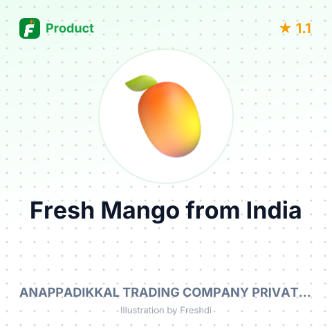 Fresh Mango – summary card, no photo uploaded yet