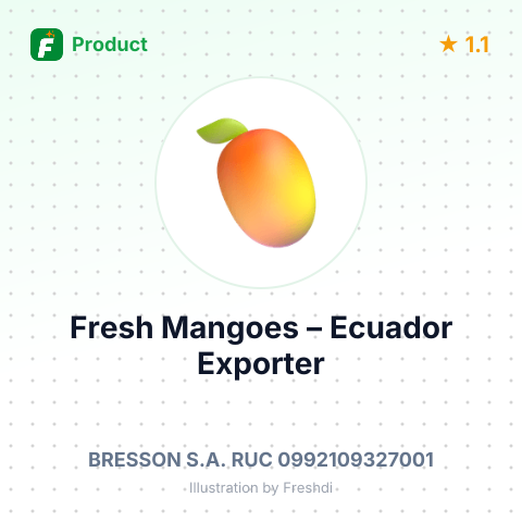 Fresh Mangoes – summary card, no photo uploaded yet
