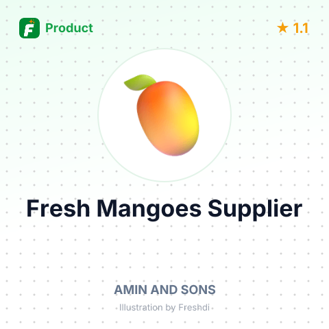 Fresh Mangoes – summary card, no photo uploaded yet
