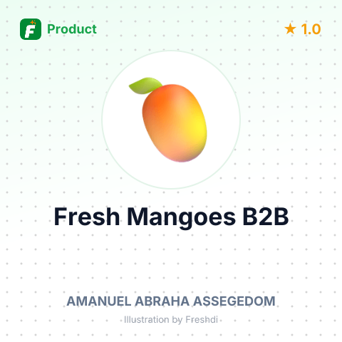 Fresh Mangoes – summary card, no photo uploaded yet