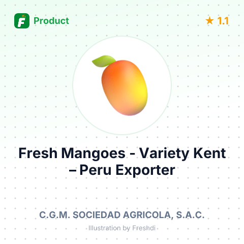 Fresh Mangoes - Variety Kent – summary card, no photo uploaded yet