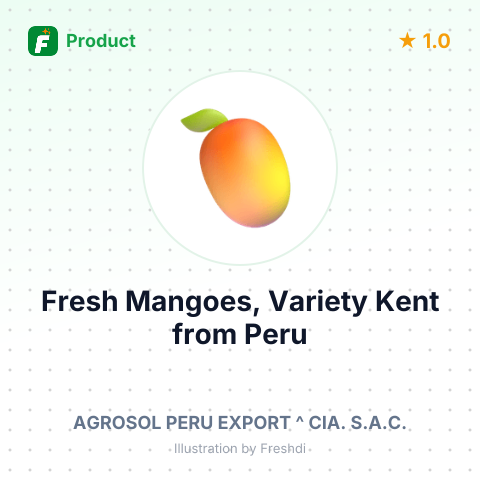Fresh Mangoes, Variety Kent – product summary card, no photo uploaded yet
