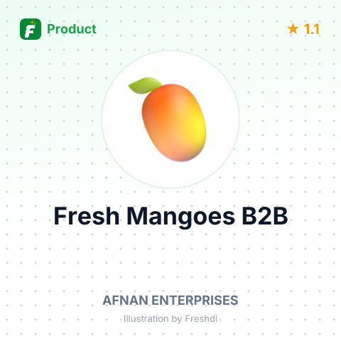 Fresh Mangoes – summary card, no photo uploaded yet