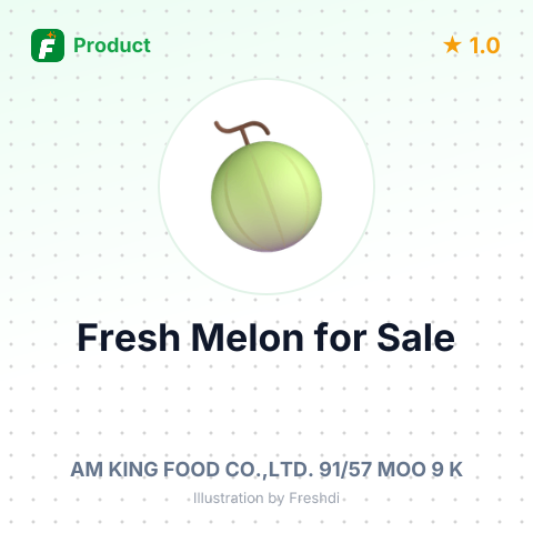 Fresh Melon – summary card, no photo uploaded yet