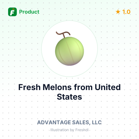 Fresh Melons – summary card, no photo uploaded yet
