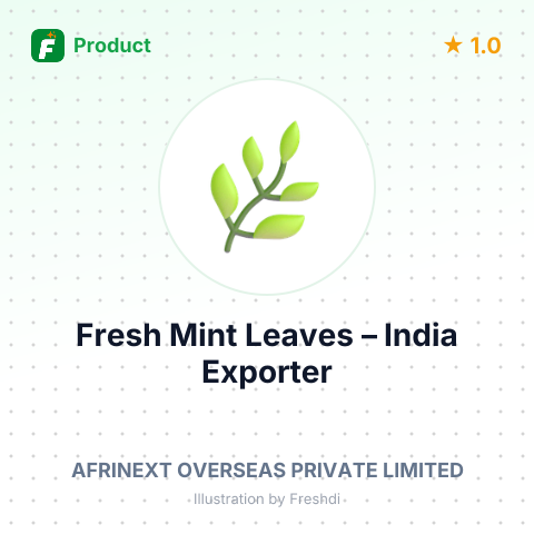 Fresh Mint Leaves – summary card, no photo uploaded yet