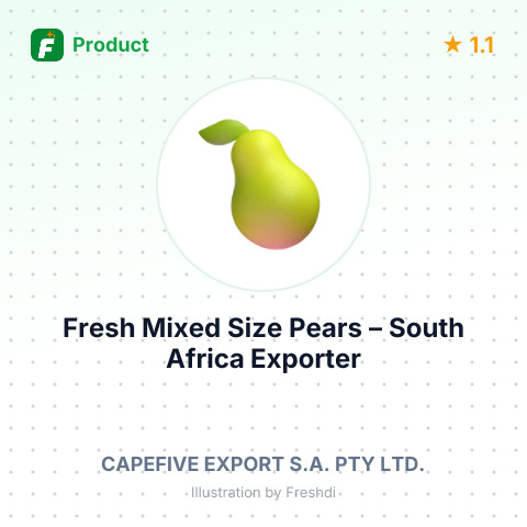 Fresh Mixed Size Pears – summary card, no photo uploaded yet
