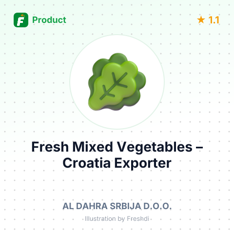 Fresh Mixed Vegetables – product summary card, no photo uploaded yet