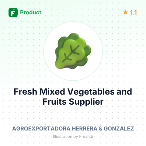 Fresh Mixed Vegetables and Fruits – product summary card, no photo uploaded yet