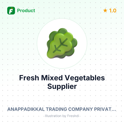 Fresh Mixed Vegetables – summary card, no photo uploaded yet