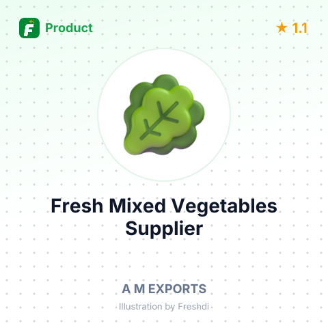 Fresh Mixed Vegetables – product summary card, no photo uploaded yet