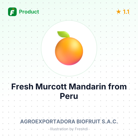 Fresh Murcott Mandarin – summary card, no photo uploaded yet