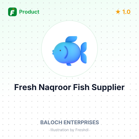 Fresh Naqroor Fish – summary card, no photo uploaded yet