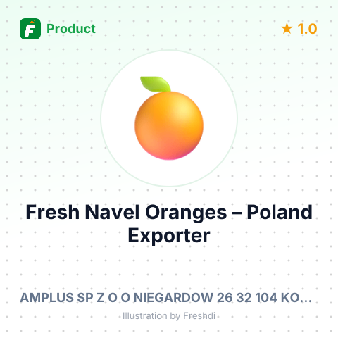 Fresh Navel Oranges – summary card, no photo uploaded yet