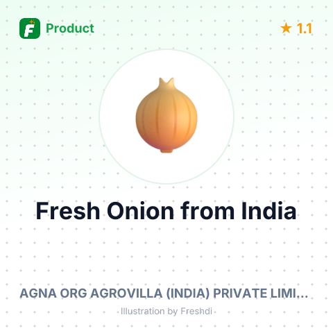 Fresh Onion – summary card, no photo uploaded yet