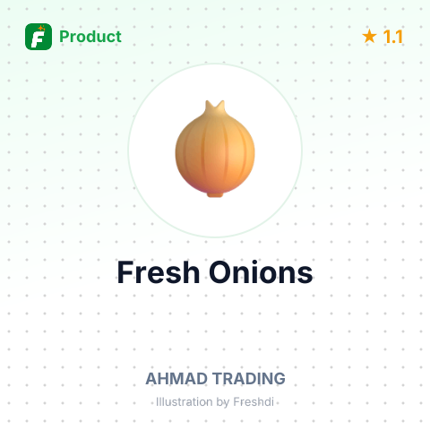 Fresh Onions – summary card, no photo uploaded yet