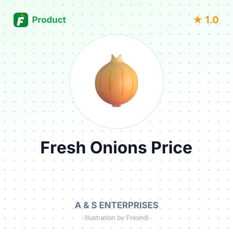 Fresh Onions – summary card, no photo uploaded yet
