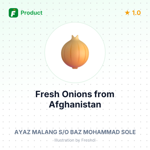 Fresh Onions – summary card, no photo uploaded yet