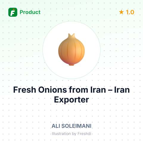 Fresh Onions from Iran – summary card, no photo uploaded yet
