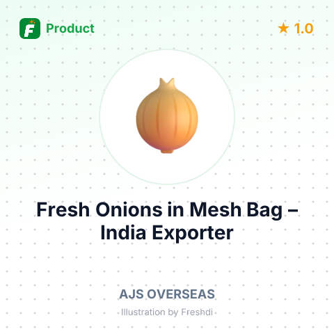 Fresh Onions in Mesh Bag – summary card, no photo uploaded yet