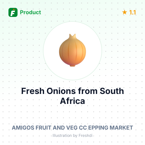 Fresh Onions – summary card, no photo uploaded yet