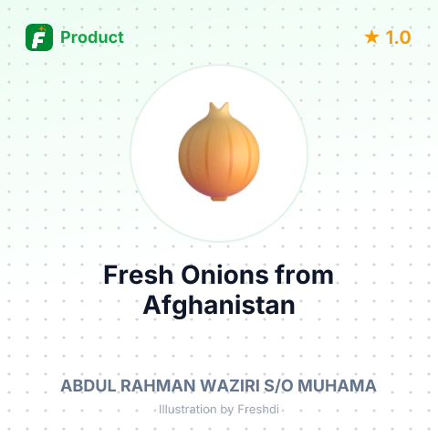 Fresh Onions – summary card, no photo uploaded yet