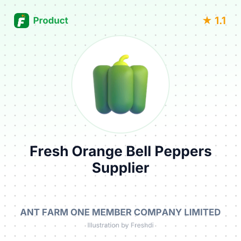 Fresh Orange Bell Peppers – summary card, no photo uploaded yet